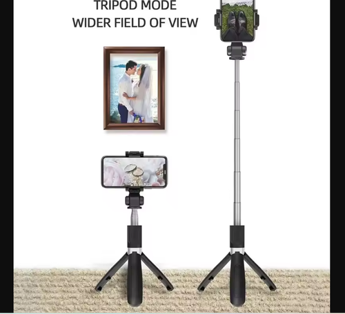 H1 Wireless Bluetooth Selfie Stick tripod monopod stand Phone holder for Outdoor travel 3 IN 1