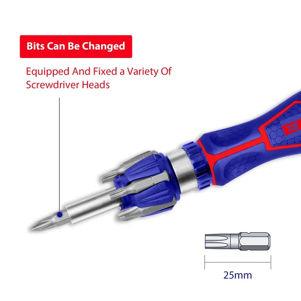 8pcs multi-purpose Magnetic Ratcheting Screwdriver Set Repair Tool Kits ESDRH0802