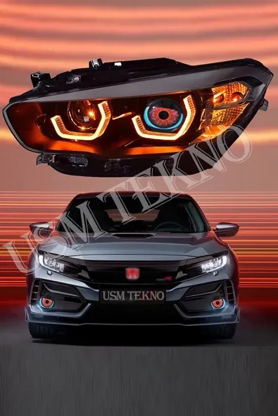 New Arrival Dynamic Devil Demo Eyes Car Decorative Light for Headlight Fog Light Upgrade Car Restyling Wifi Control 12V