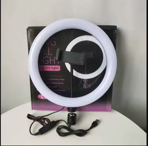 10 Inch Led Circle Ring Light with Tripod Stand and Phone Holder for YouTube Video Live Stream Makeup Photography