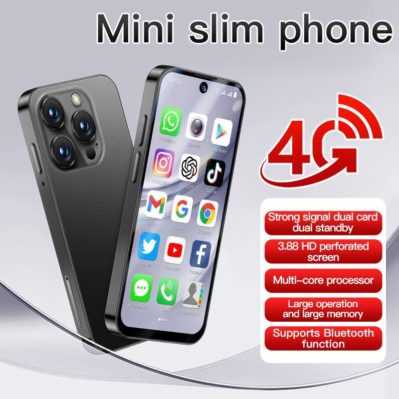 2025 New Smartphone Mini 64GB Factory Unlocked 4-inch Global Edition 4G Phone