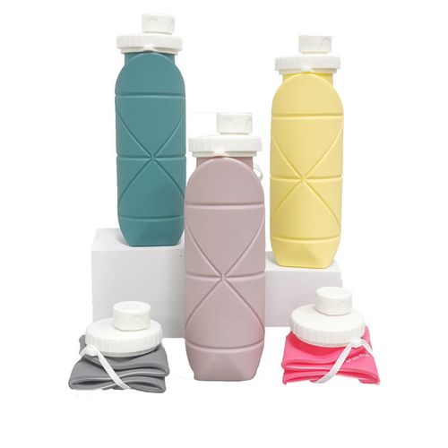 Large Capacity Household Silicone Foldable Water Cup Portable Outdoor Sports Retractable Travel Cup Dishwasher Safe for Camping