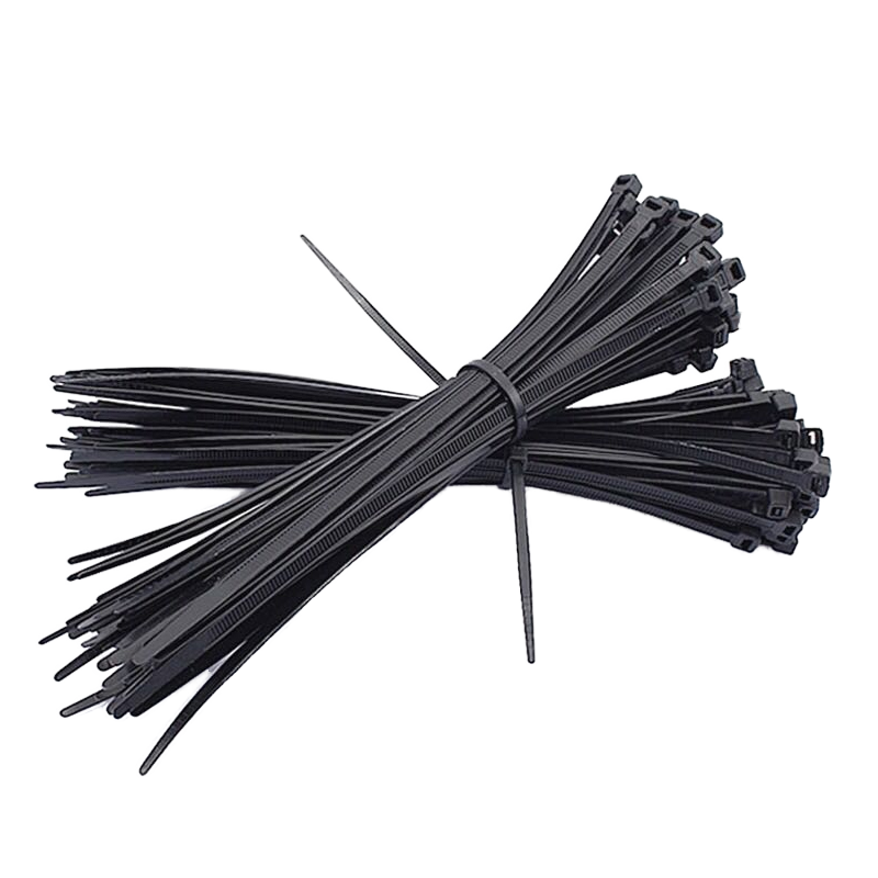 100pcs per pack 6.8*250mm Self-Locking Plastic Nylon Cable Ties Eco-Friendly for Home & Warehouse Storage