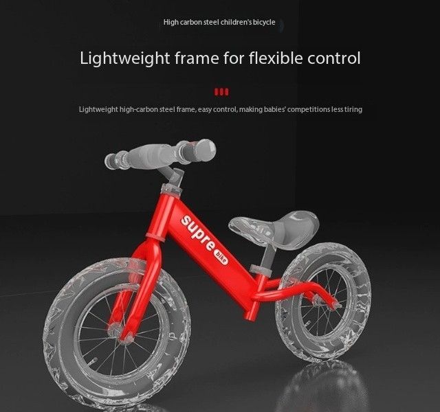 Children's Balance Bike 2-7 Years Old Sliding Bike Two Wheeled Footless Balance Bike