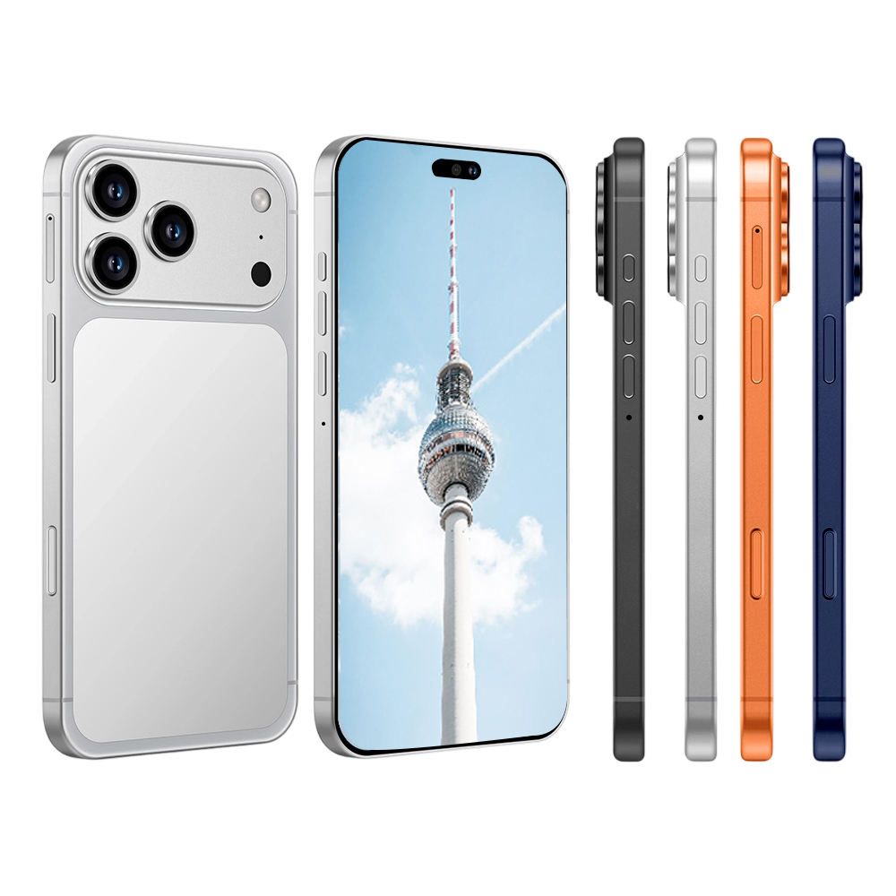 2025 New Arrival Original I17 Pro Max 5G Smartphone 16+1TB Android 15 120Hz 7.3 Display 108MP Rear Camera Deca Core 5G Phone