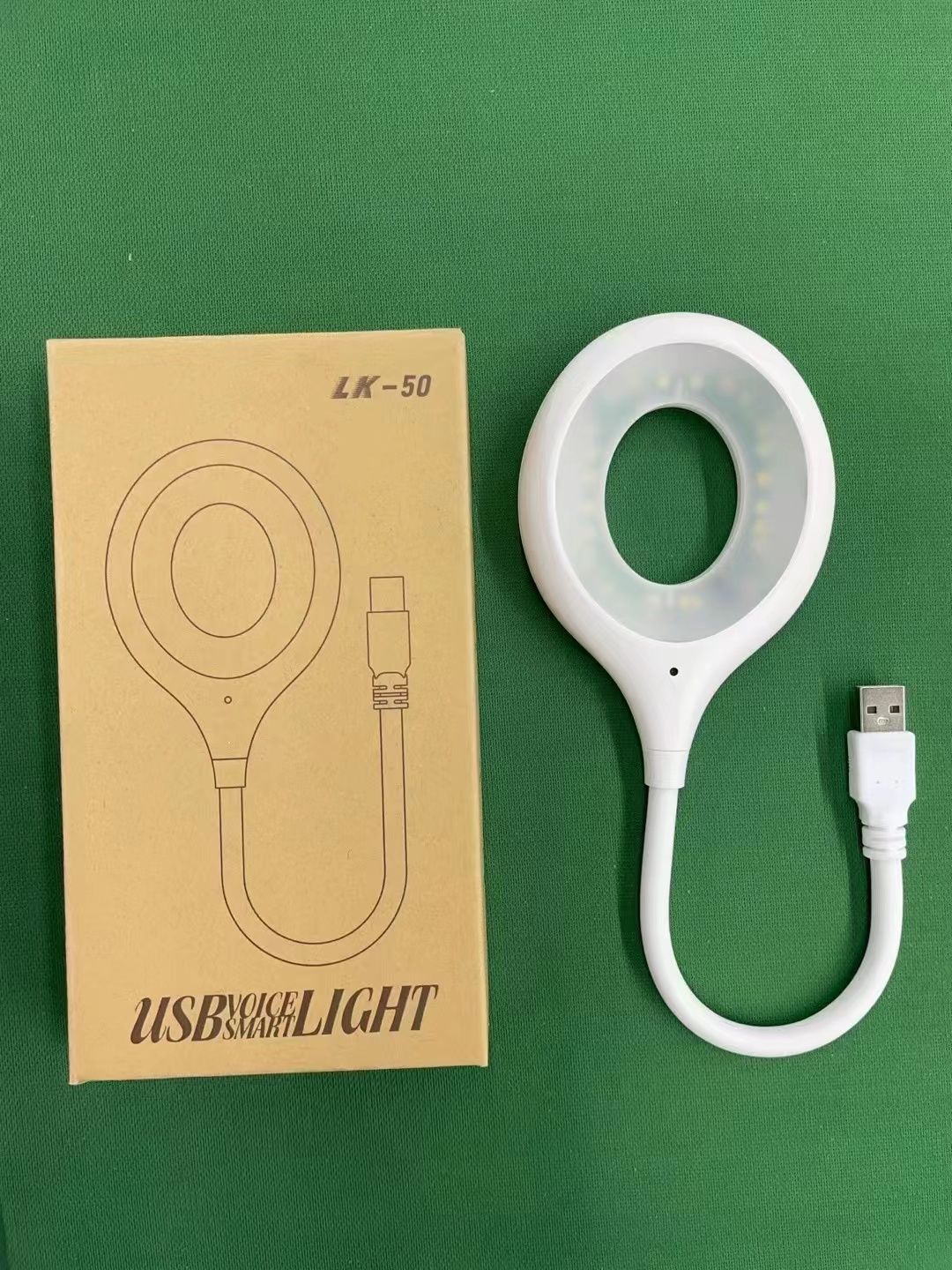Modern USB Smart Voice LED Mini Portable Reading Small Table Lamp Plug-in Battery Voice-Controlled Night Light for Bedroom