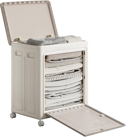 120L Rolling Storage Bin for Home