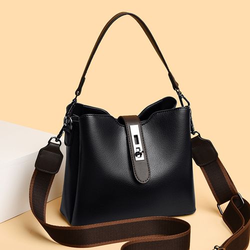 2025 New Style Versatile Handheld Bucket Bag Retro Shoulder Bag