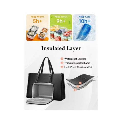 Insulated Lunch Tote: Spacious & Leak - Resistant