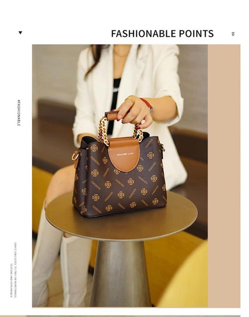 2025 new high-end women's handbag with floral patterns