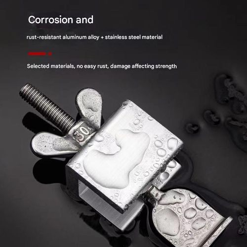 Portable anti-theft metal door blocker