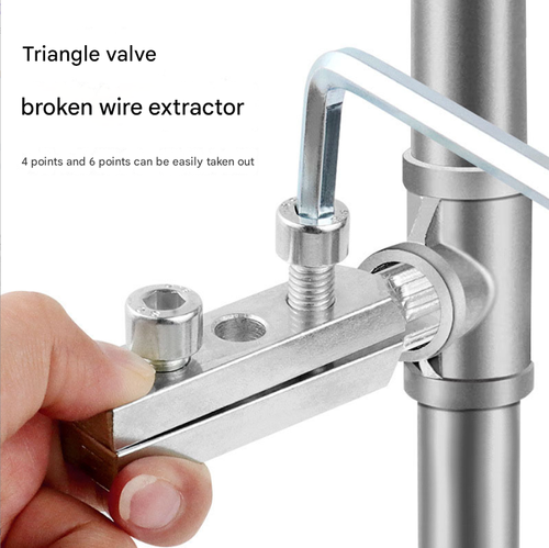 Faucet angle valve broken wire extractor triangle valve broken wire screw special internal wire extractor