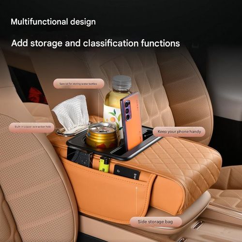 Multifunctional car armrest box expansion