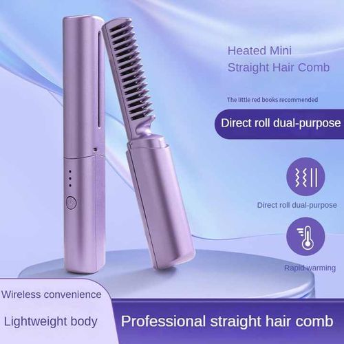 Portable hair straightener