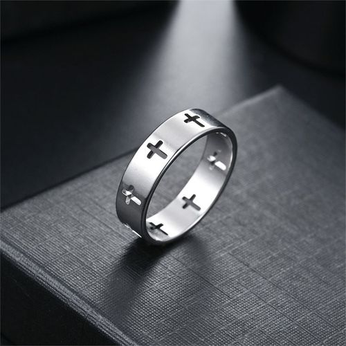 Hollow Cross Ring