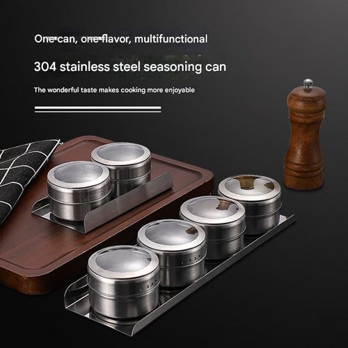 Visual magnetic spice jar