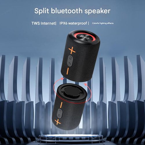 Split magnetic bluetooth speaker