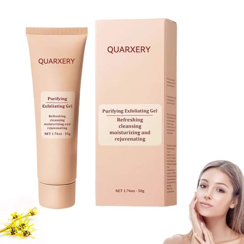 QUARXERY Transparent Purifying Exfoliating Gel Liquid Form for Body Renewal and Exfoliation