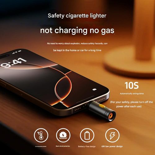 Type-c mobile phone cigarette lighter