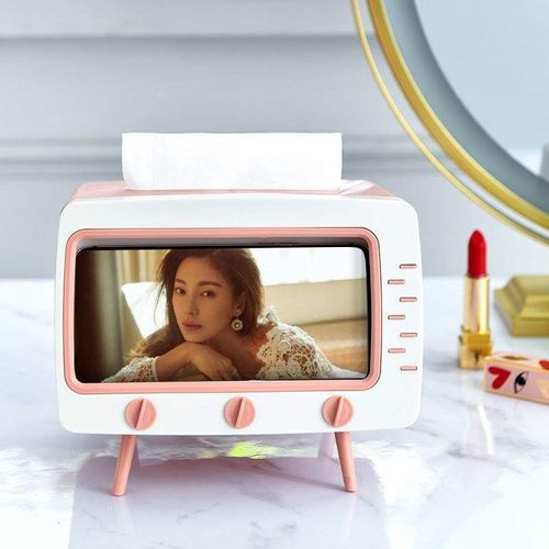 Multifunctional Creative Desktop TV Drawer Box Plastic Facial Tissues Box