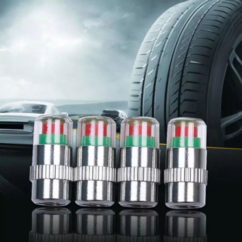 Car tire pressure warning cap 4 pack car tire pressure cap 4 pack 2.4BAR car tire pressure monitoring cap