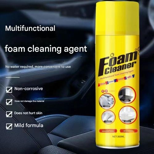 Car foam cleaner cleaner multifunctional car interior cleaning tool strong decontamination seat free care leather