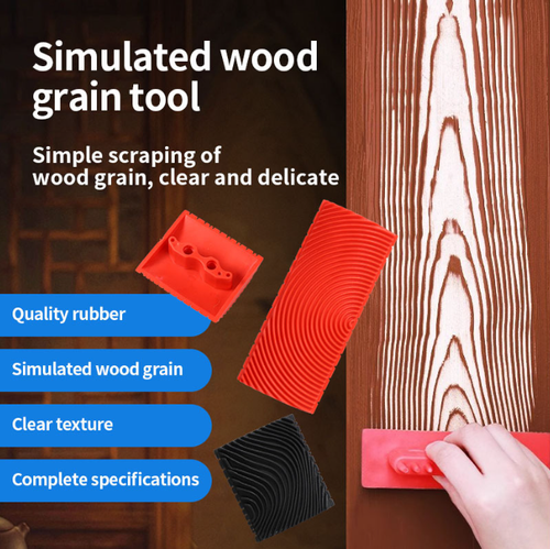 Wood grain tool eraser simulation wood grain tool wood grain roller art paint texture paint decoration tool