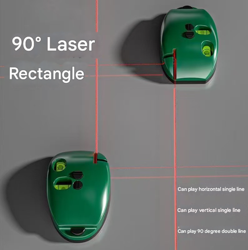 Electronic laser right angle level 90 degree ground line meter ink fountain infrared high precision automatic line projection instrument
