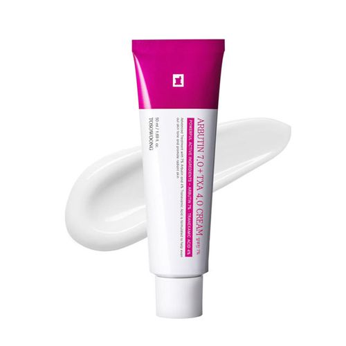TOSOWOONG Arbutin 7% + Tranexamic Acid 4% Cream 50mL Korean Skincare Powerful Active Ingredients Dark Spots Freckle Cream