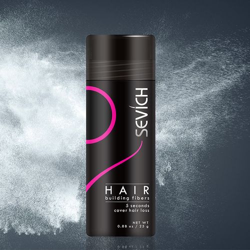 Private Label Organic Vegan Styling Hair Fibre Keratin Thickening Spray Powder Applicator Hair Building Fibers