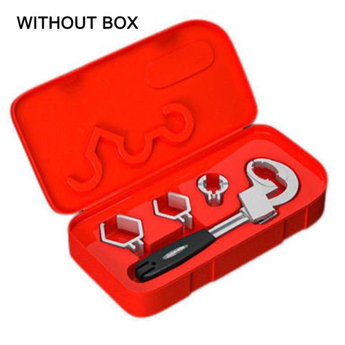 Large opening pipe active bathroom sink wrench sewer pipe disassembly and assembly active wrench new aluminum alloy tool
