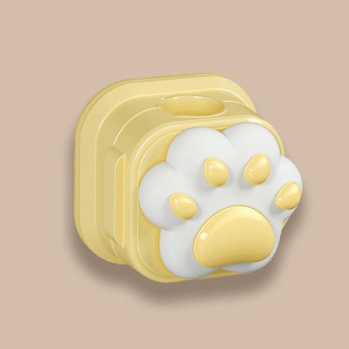 Cute Fun Organizer Desktop Data Cable Magnetic Storage Holder Cat's Claw Mobile Phone Charging Clip Case Plastic PC for Travel