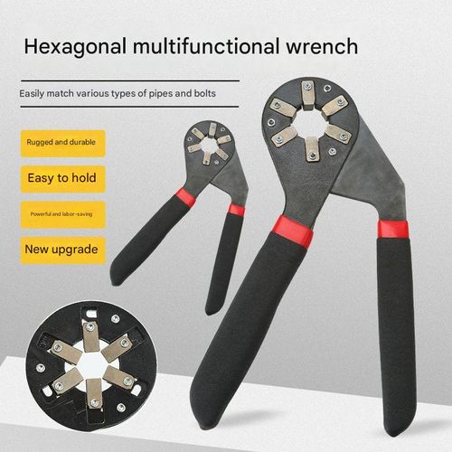 Multifunctional hexagonal magic wrench