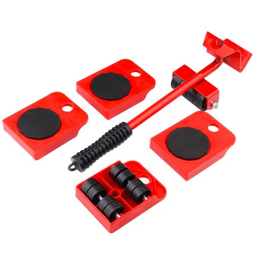 Furniture Moving Transport Roller Set Heavy Duty Furniture Lifting Moving Tool Wheel Bar Heavy Stuff Lifter Mover Hand Tool