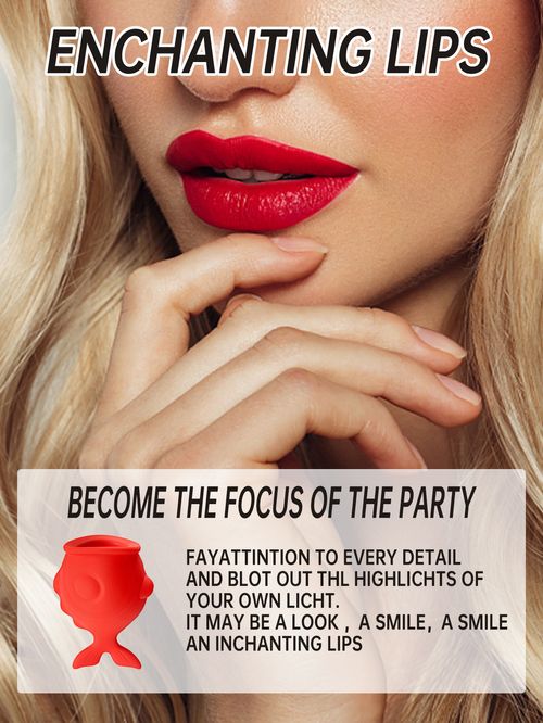 Silicone lip beauty tool