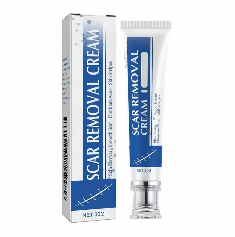 Professional Scar Removal Cream, AdvancedSilicone Skin Repair Gel for Burn,Acne Old Scar Removal Cream for Face & Body | Fades DarkScars