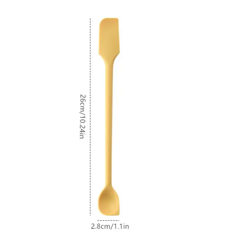 Buy One, Get One Free -2 in 1 Silicone Jam Spatula, 1 Count Double-ended Jam Scraper, Household Double-ended Mixing Stick, Kitchen Baking Tool, Kitchen Accessories, Baking Utensils Supplies, Bakeware, Home Baking Supplies