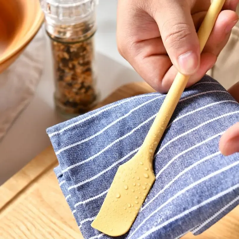 Buy One, Get One Free -2 in 1 Silicone Jam Spatula, 1 Count Double-ended Jam Scraper, Household Double-ended Mixing Stick, Kitchen Baking Tool, Kitchen Accessories, Baking Utensils Supplies, Bakeware, Home Baking Supplies