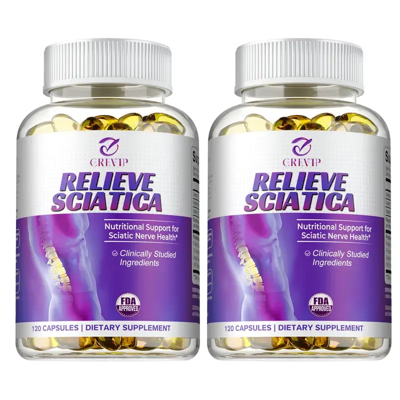 Grevip Nerve-Soothing Vitamins - Provides nutritional support for sciatic nerve health - Supplements with multiple vitamins and magnesium.