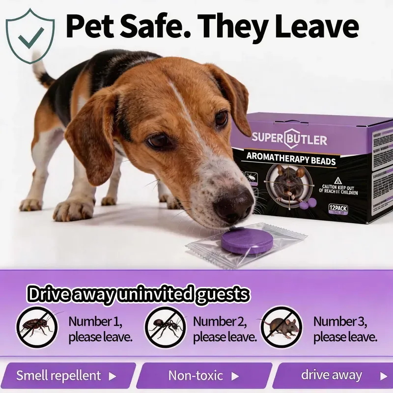 12-Pack Rodent Repellent Balls for Home Kitchen Effective Pest Control Solution-BD Pest Repellents