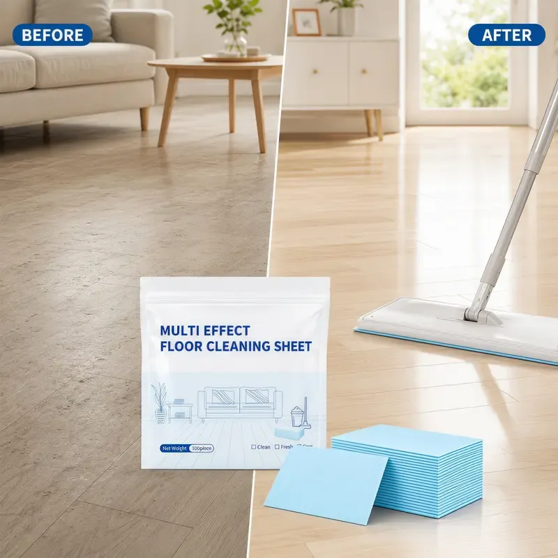 100 Piece Floor Cleaning Tablets Multi-SurfaceCleaner for Hardwood Laminate Tile & RV Walls Antibacterial Deodorization Maintenance