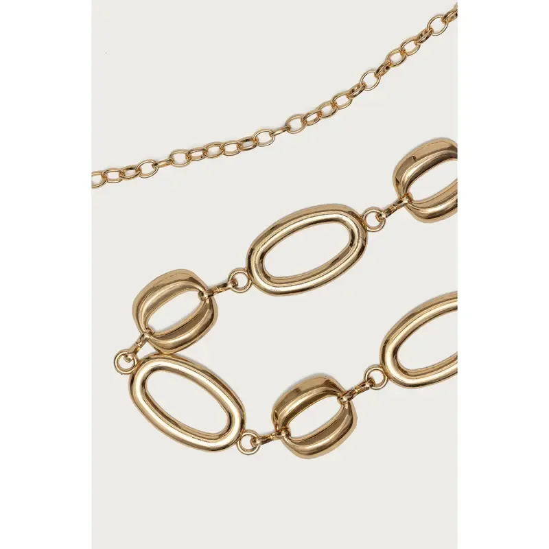 Oval Chain Belt
