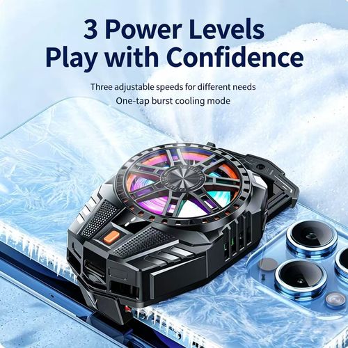 New X25 Phone Cooler – semiconductor cooling with 3 adjustable speeds, perfect for gaming, esports, and live streaming. High performance, in stock now!