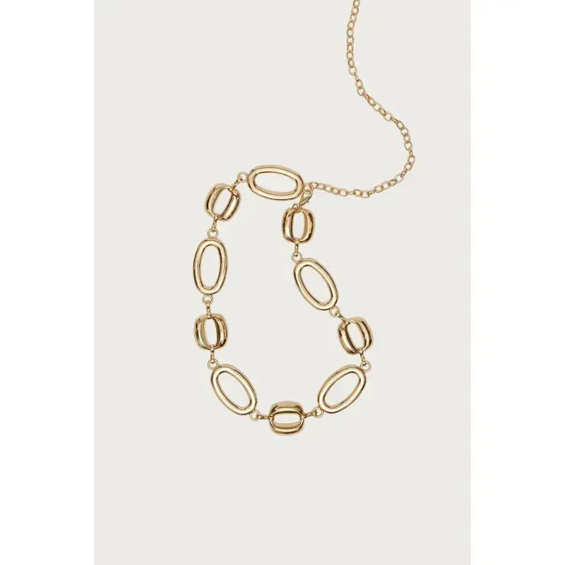 Oval Chain Belt