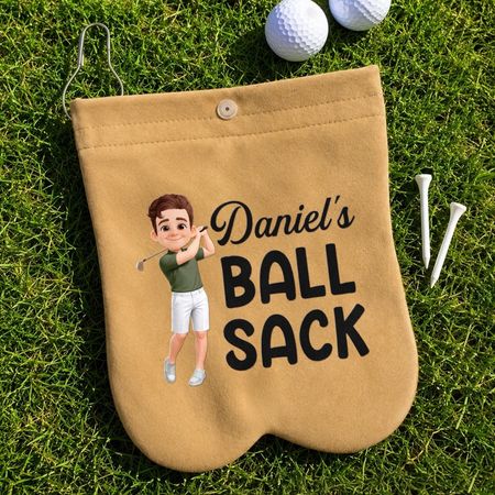 Personlig Golfbollsväska med Namn – Praktisk och Unik Golfpresent