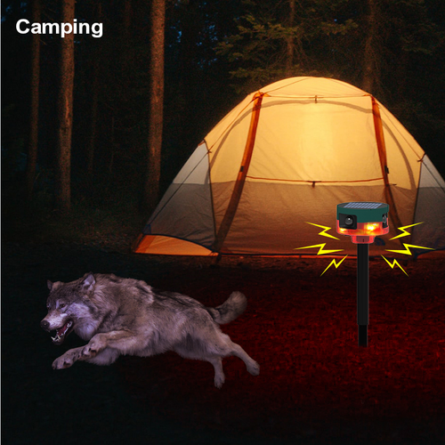 Solar-Powered Alarm Light with Infrared Human Motion Detection