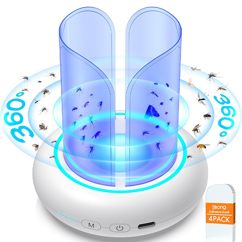New Model 360-Degree Rechargeable Fly Killer Lamp
