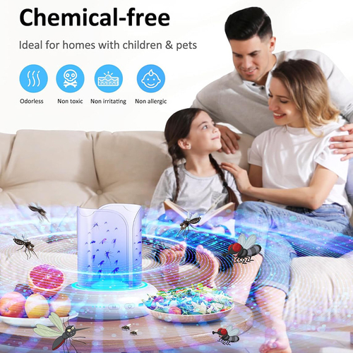 New Model 360-Degree Rechargeable Fly Killer Lamp