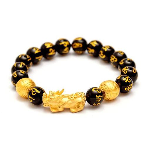 Goforrich FengShui PiXiu Obsidian Wealth Bracelet