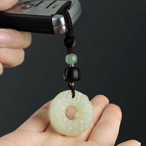 Goforrich PiXiu Jade Peace Buckle Abundance Wealth Key Chain